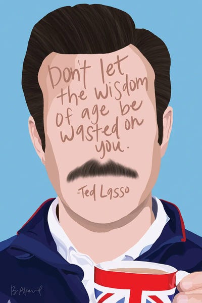 Ted Lasso poster,Ted Lasso,movie poster,noframe poster,Canvas poster